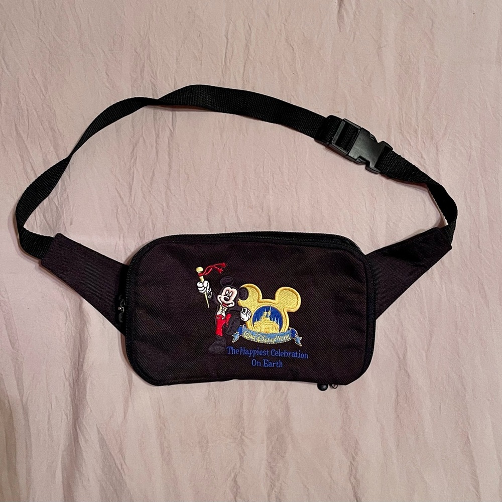 Disney Black Belt/Crossbody Bag